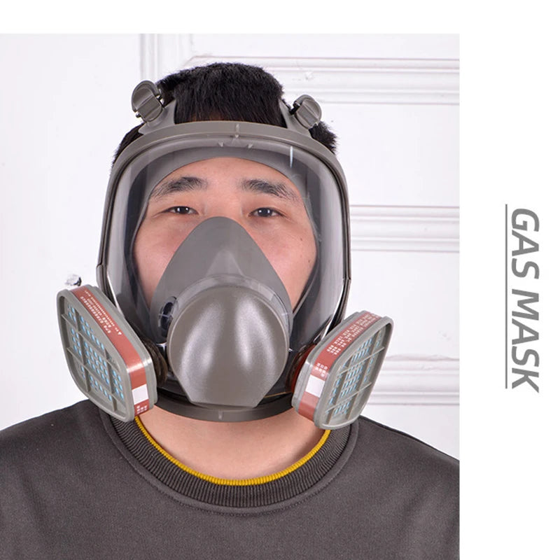 Best Sellers Industrial Full Half Face Chemical Respirator Filter Tactical Anti Toxic Dust Tear Gas Mask Face shields