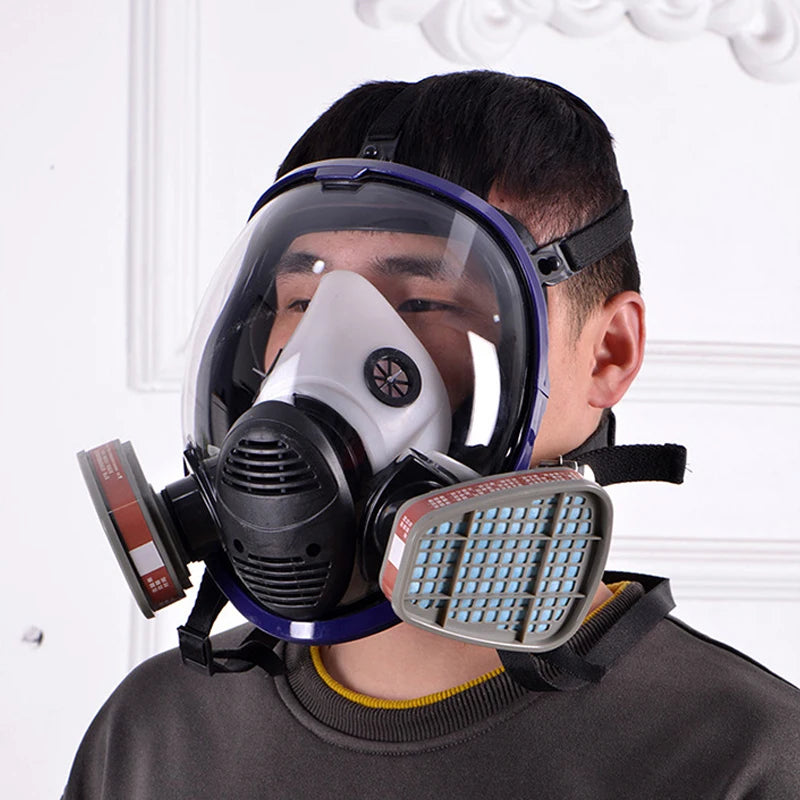 Best Sellers Industrial Full Half Face Chemical Respirator Filter Tactical Anti Toxic Dust Tear Gas Mask Face shields