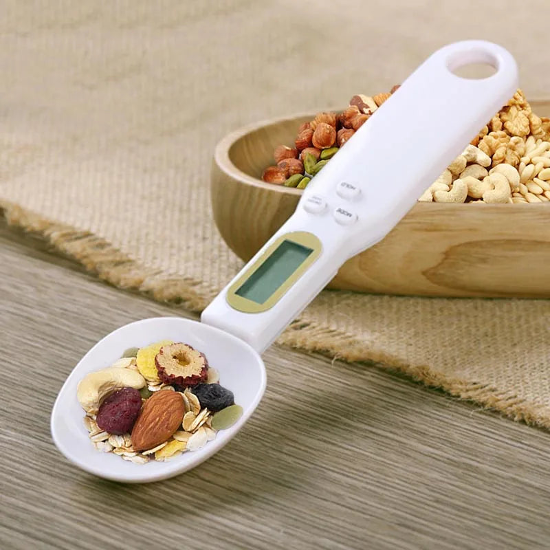 Digital Measuring Spoon Scale - LCD Kitchen Scale 500g/0.1g Precision