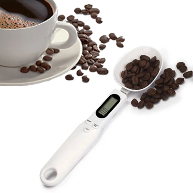 Digital Measuring Spoon Scale - LCD Kitchen Scale 500g/0.1g Precision