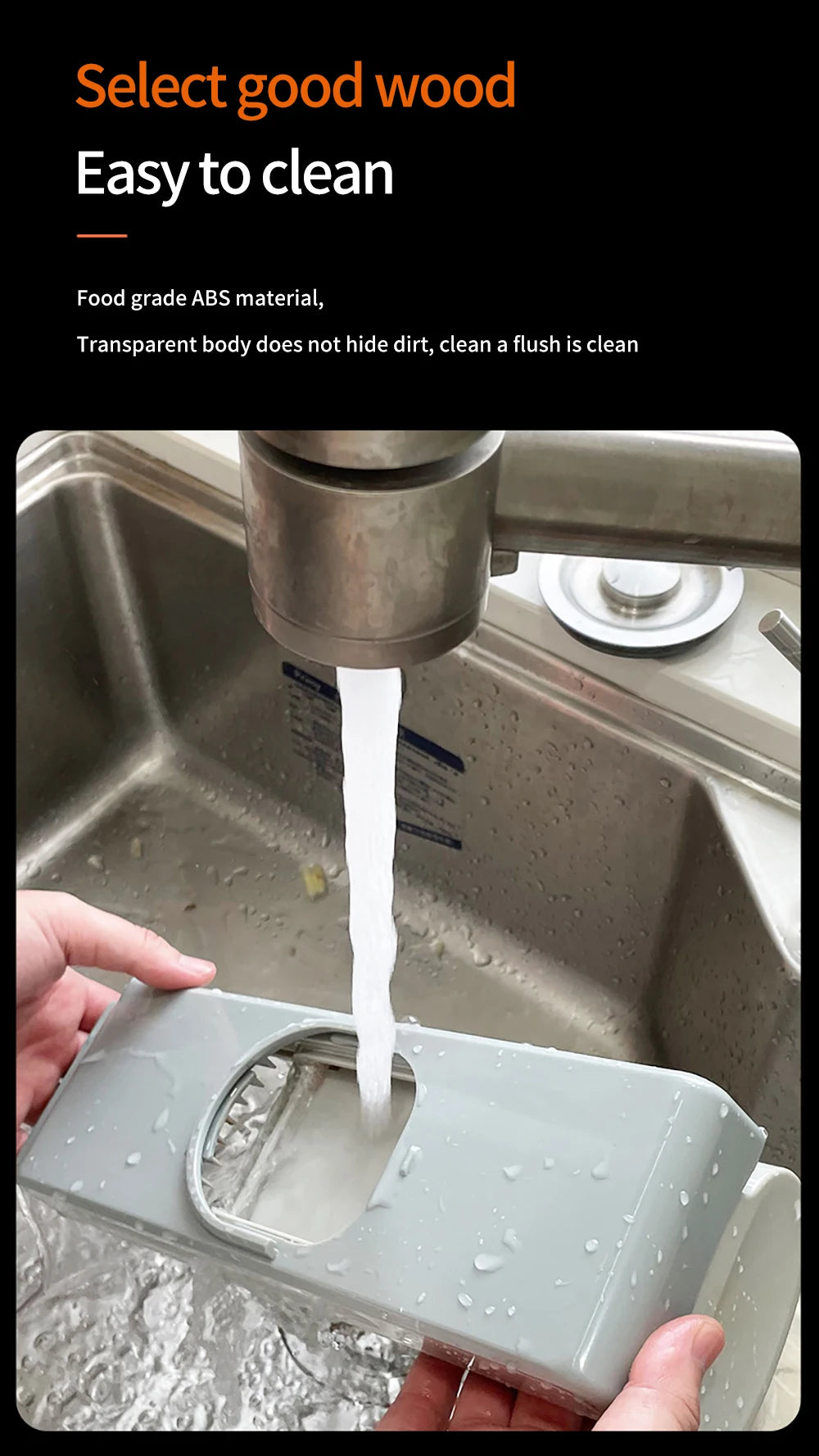 Multifunctional Vegetable Slicer - Manual Food Chopper with Interchangeable Blades