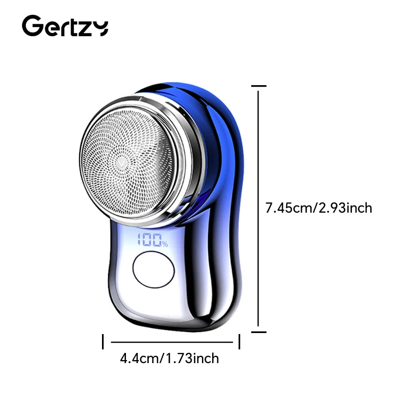 Rechargeable Mini Electric Shaver - Portable, One Button, Easy to Carry Shaver
