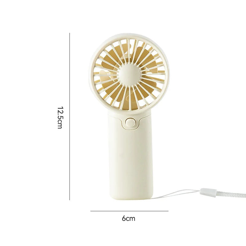MEET SUN Portable Fan Convenient Creative Small Fan Pocket Hand-held Fan Lightweight AA Battery Handheld Mini Fan Air Coolers