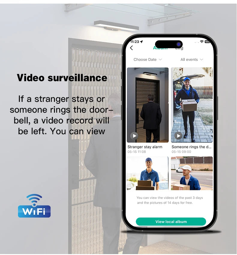 PHIPULO 3D Face Recognition Unlock Digital Door Lock With Fingerprint Password Unlock Keyless Electronic Door Lock