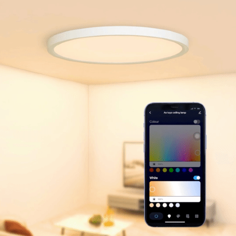 Smart RGB LED Ceiling Light - WiFi Voice Control with Alexa & Google Home
