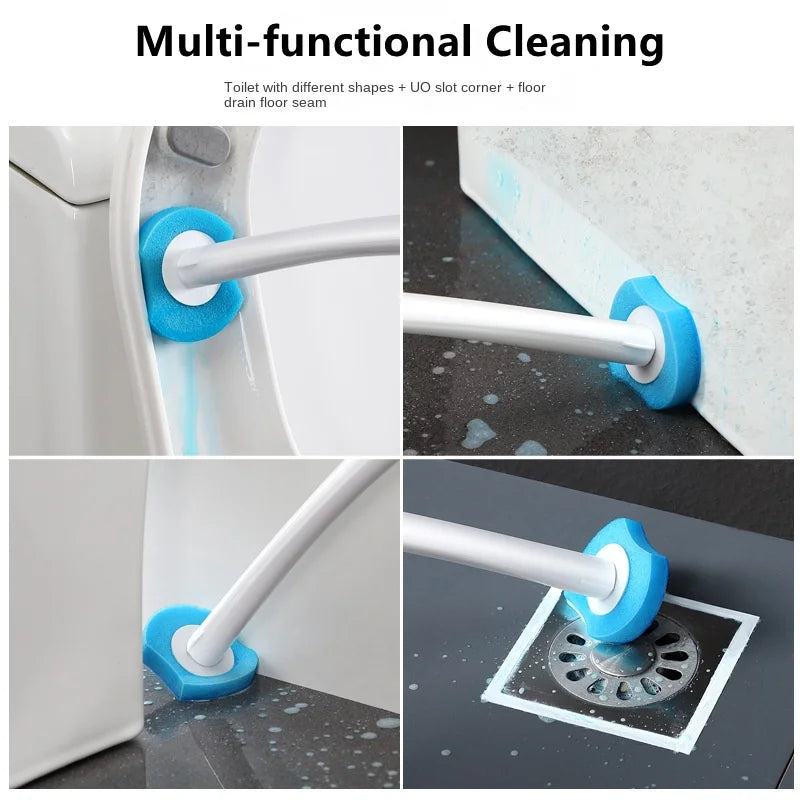 Disposable Toilet Brush Refills - 24 Pack Replacement Heads