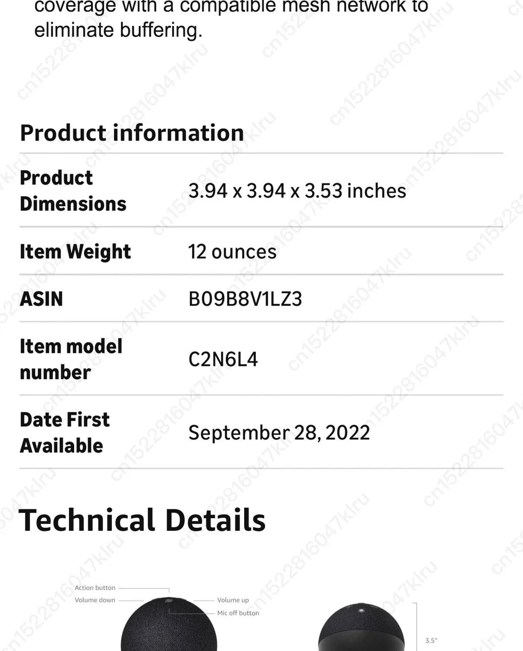 Alexa Smart Speaker - Echo Dot & Pop 5th Gen with Voice Control & Clock