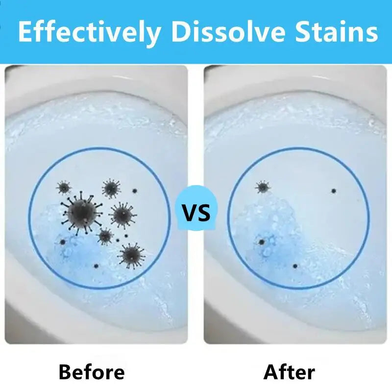 Disposable Toilet Brush Refills - 24 Pack Replacement Heads