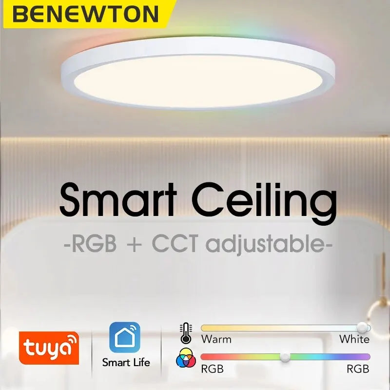 Smart RGB LED Ceiling Light - WiFi Voice Control with Alexa & Google Home