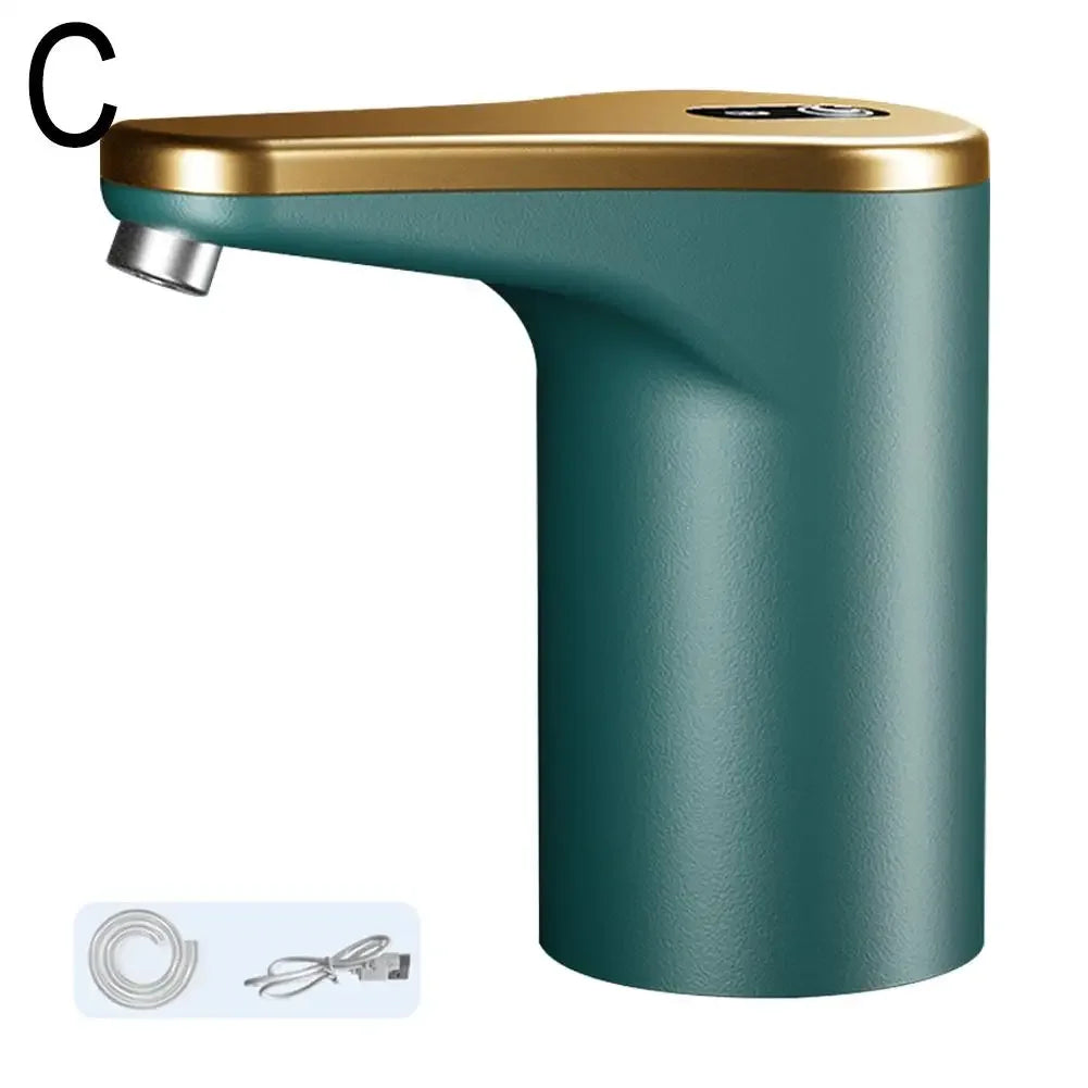 Electric Water Bottle Pump Ultra Silent Drinking Water Dispenser Universial USB Rechargeable Pump for Kitchen Office Home