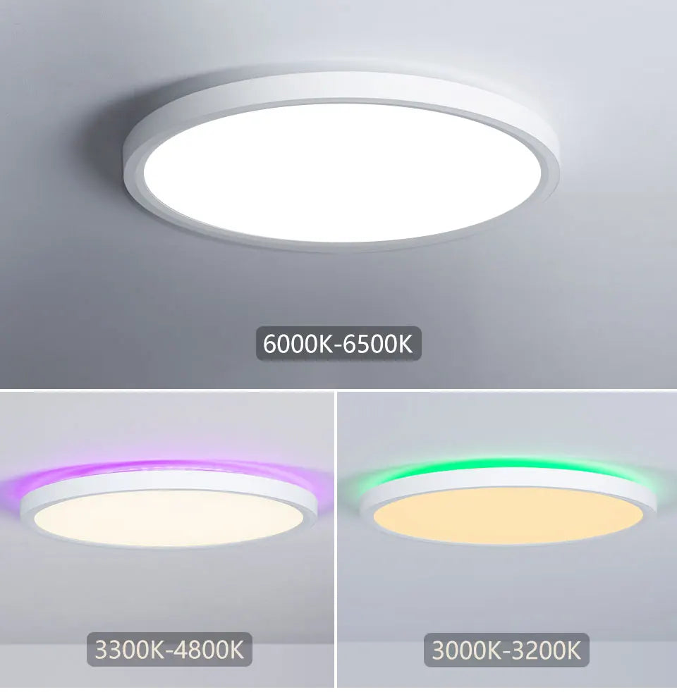 Smart RGB LED Ceiling Light - WiFi Voice Control with Alexa & Google Home