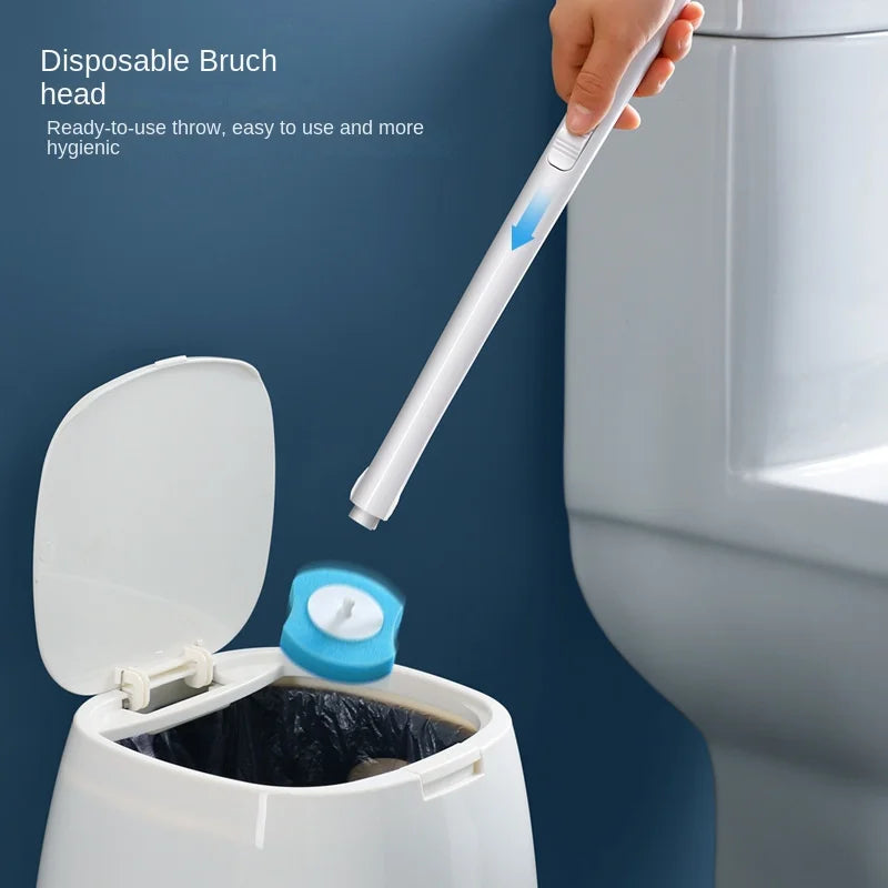 Disposable Toilet Brush Refills - 24 Pack Replacement Heads