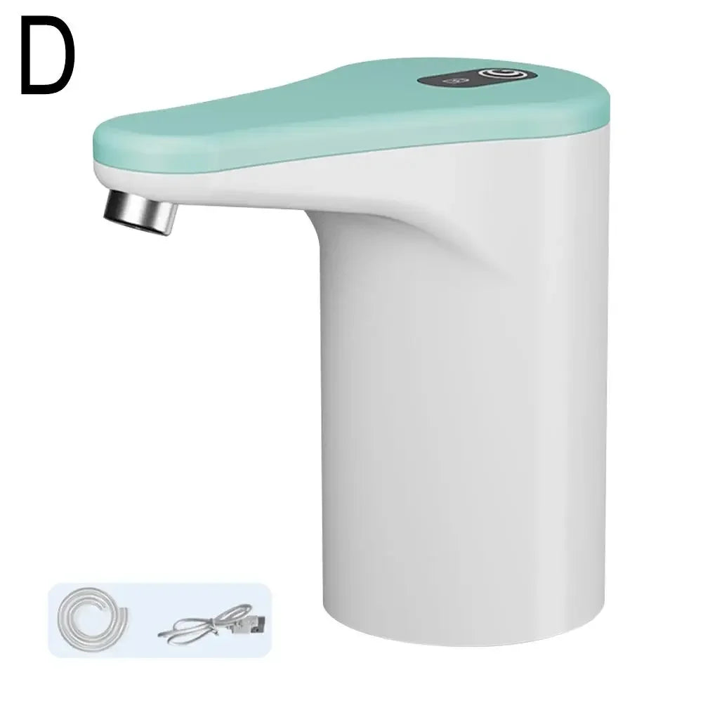 Electric Water Bottle Pump Ultra Silent Drinking Water Dispenser Universial USB Rechargeable Pump for Kitchen Office Home