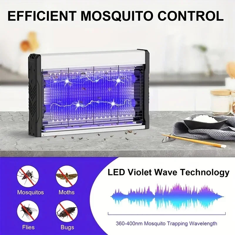 Electric Mosquito Killer Lamp - UV Bug Zapper for Indoor & Outdoor Use