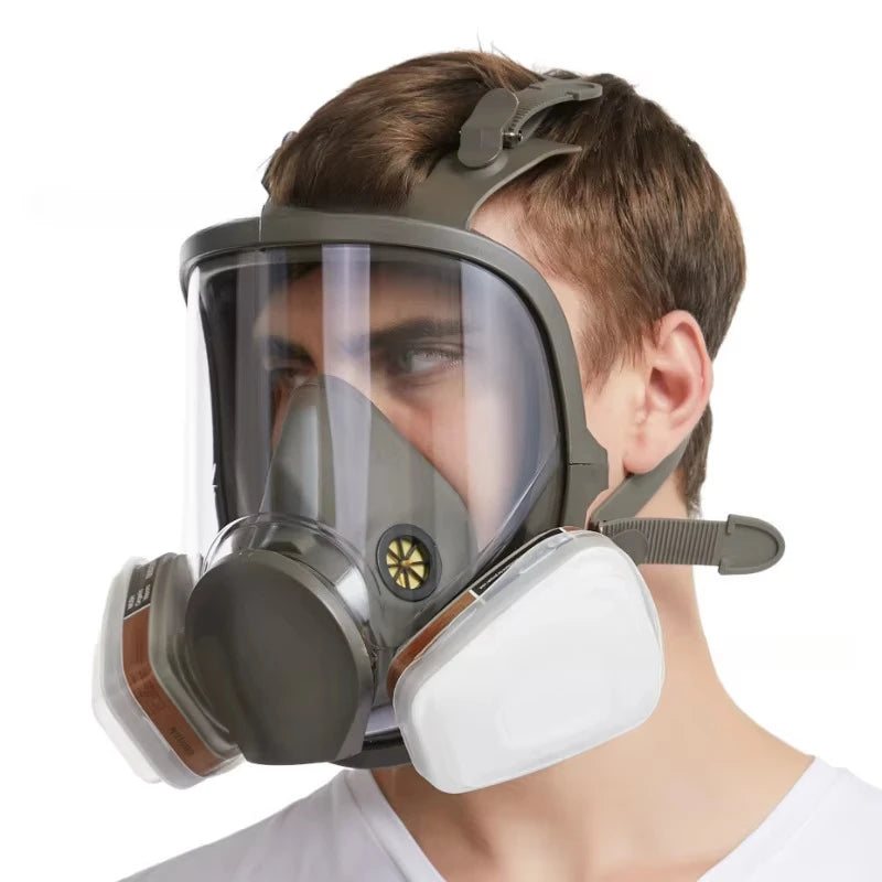 Formaldehyde Protection Anti-Fog 6800 Gas Mask Industrial Painting Spraying Respirator Safety ...