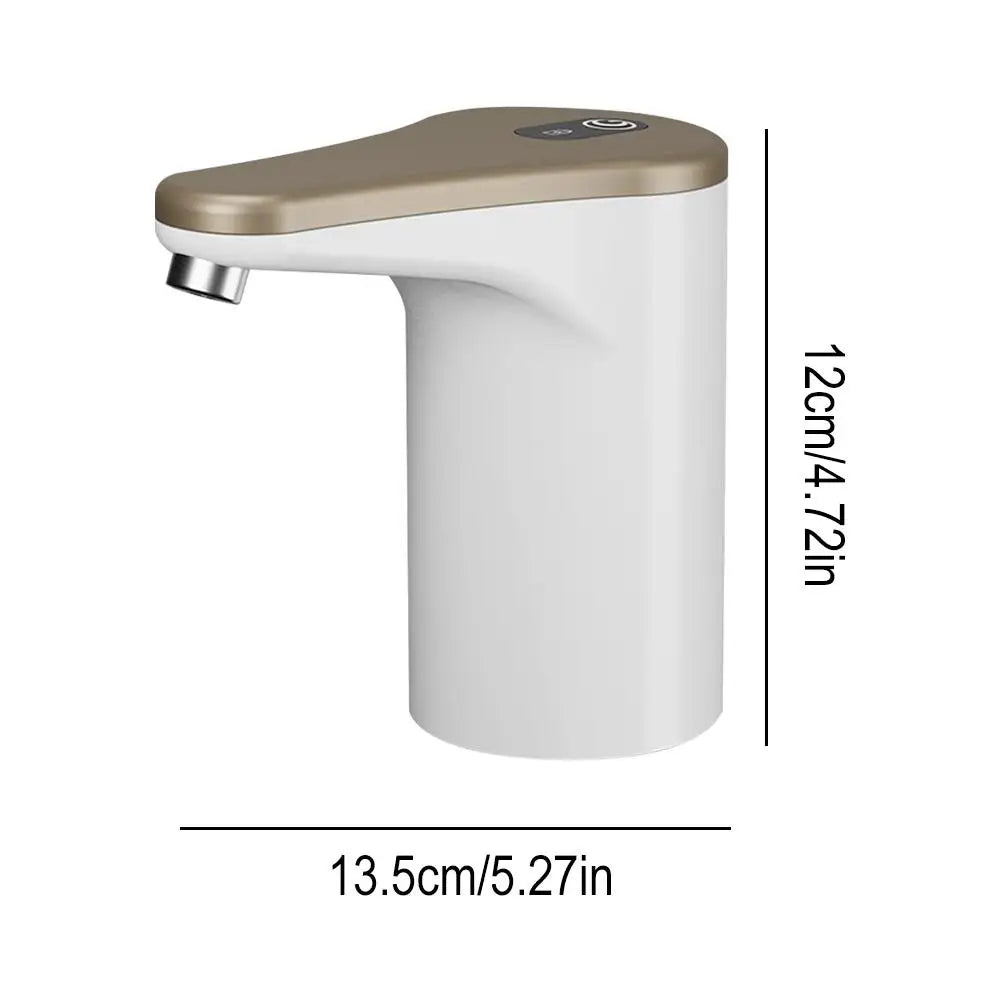 Electric Water Bottle Pump Ultra Silent Drinking Water Dispenser Universial USB Rechargeable Pump for Kitchen Office Home