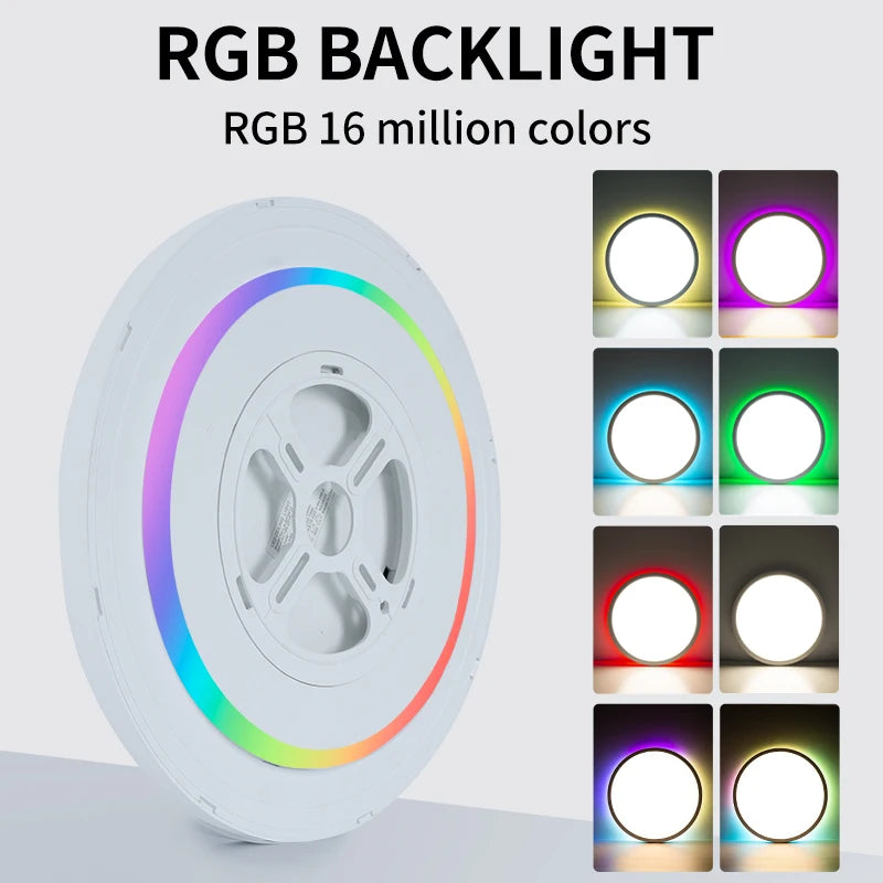 Smart RGB LED Ceiling Light - WiFi Voice Control with Alexa & Google Home