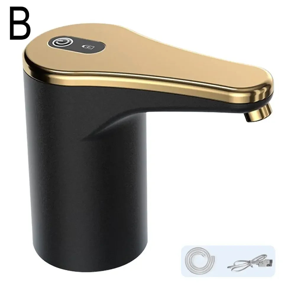 Electric Water Bottle Pump Ultra Silent Drinking Water Dispenser Universial USB Rechargeable Pump for Kitchen Office Home