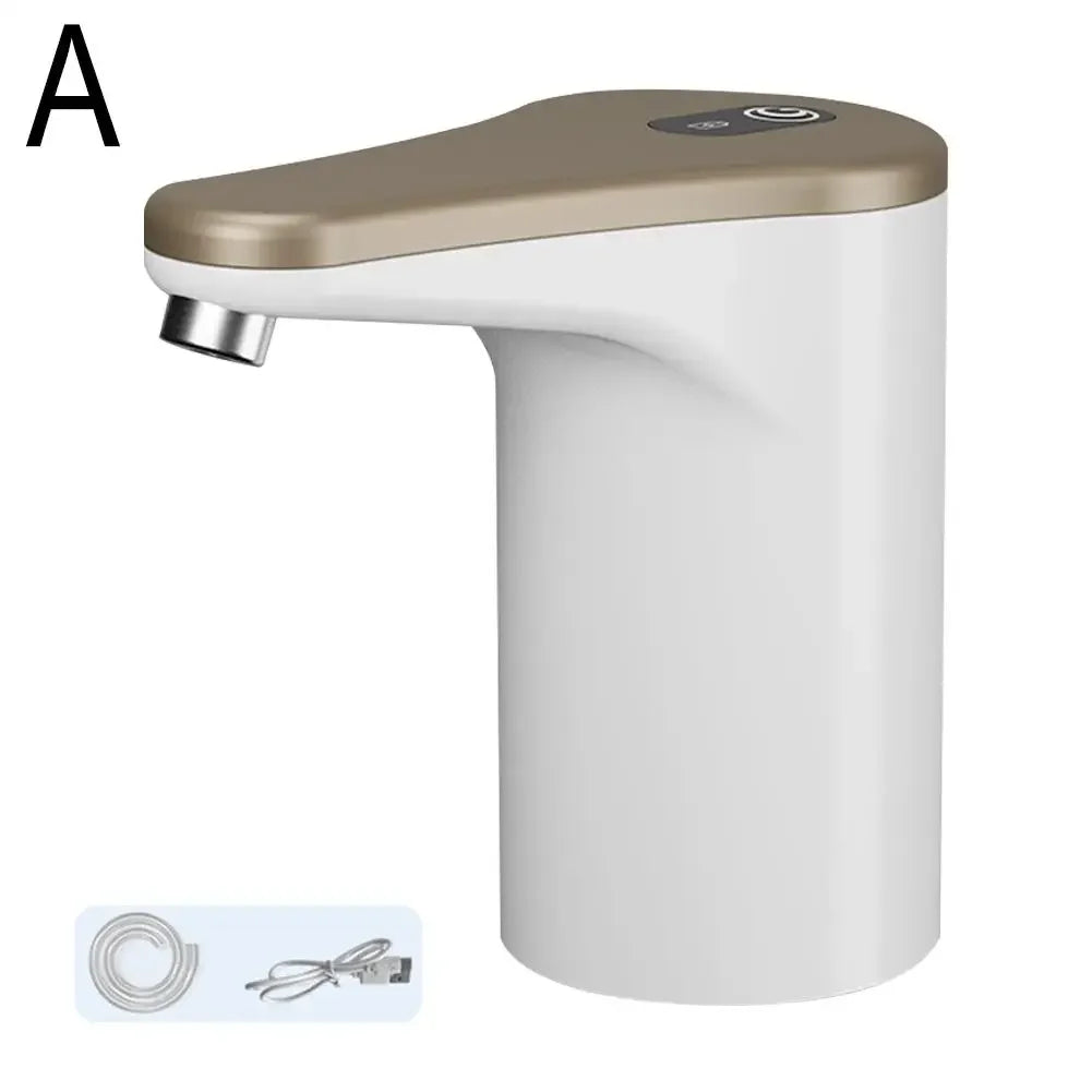 Electric Water Bottle Pump Ultra Silent Drinking Water Dispenser Universial USB Rechargeable Pump for Kitchen Office Home