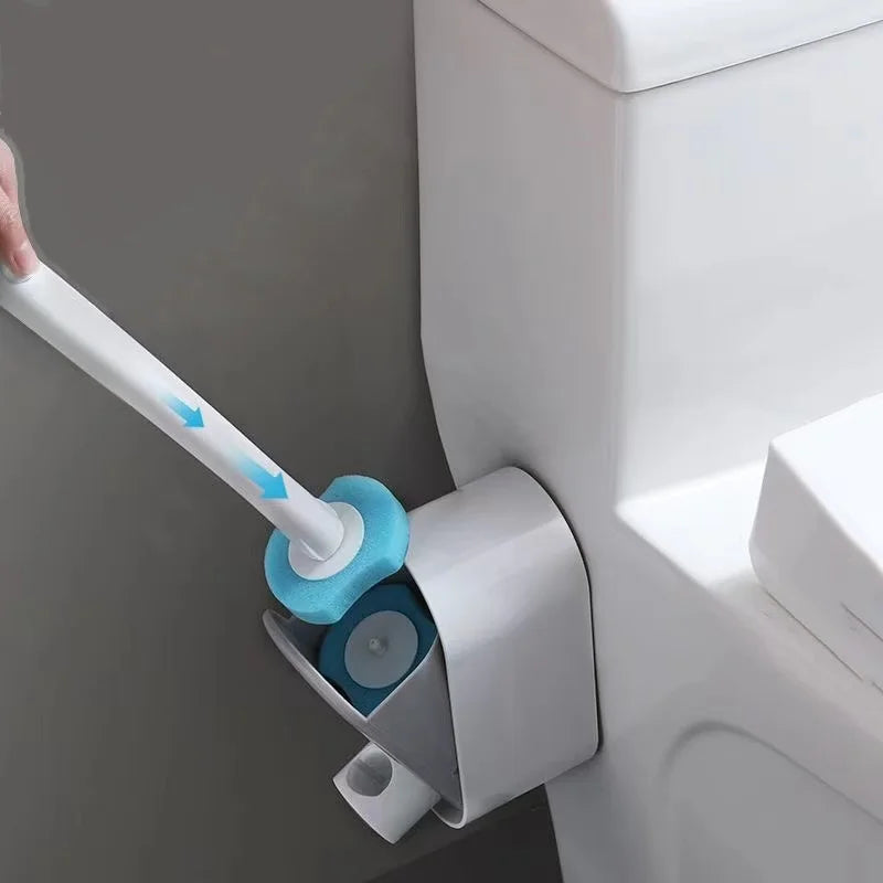 Disposable Toilet Brush Refills - 24 Pack Replacement Heads