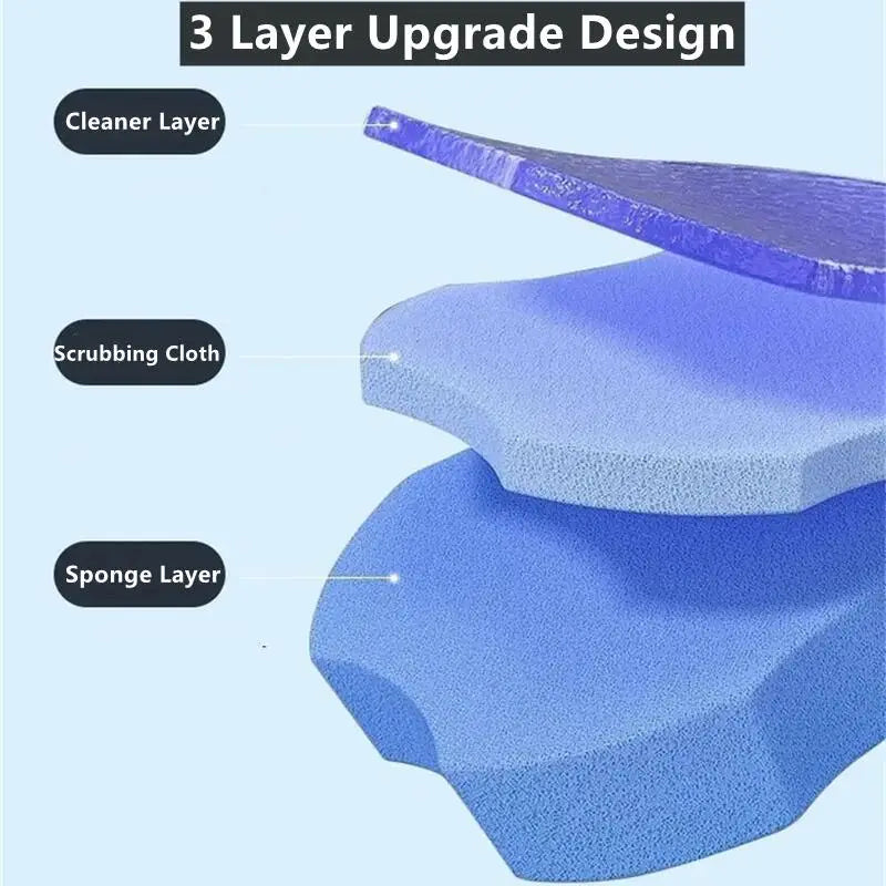 Disposable Toilet Brush Refills - 24 Pack Replacement Heads